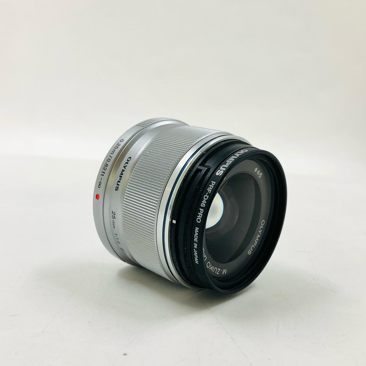 【全額返金保証】【最速発送】OLYMPUS M.ZUIKO DIGITAL 25mm F1.8 [シルバー] 美品 動作確認済