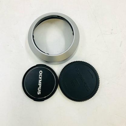 【全額返金保証】【最速発送】OLYMPUS M.ZUIKO DIGITAL 25mm F1.8 [シルバー] 美品 動作確認済