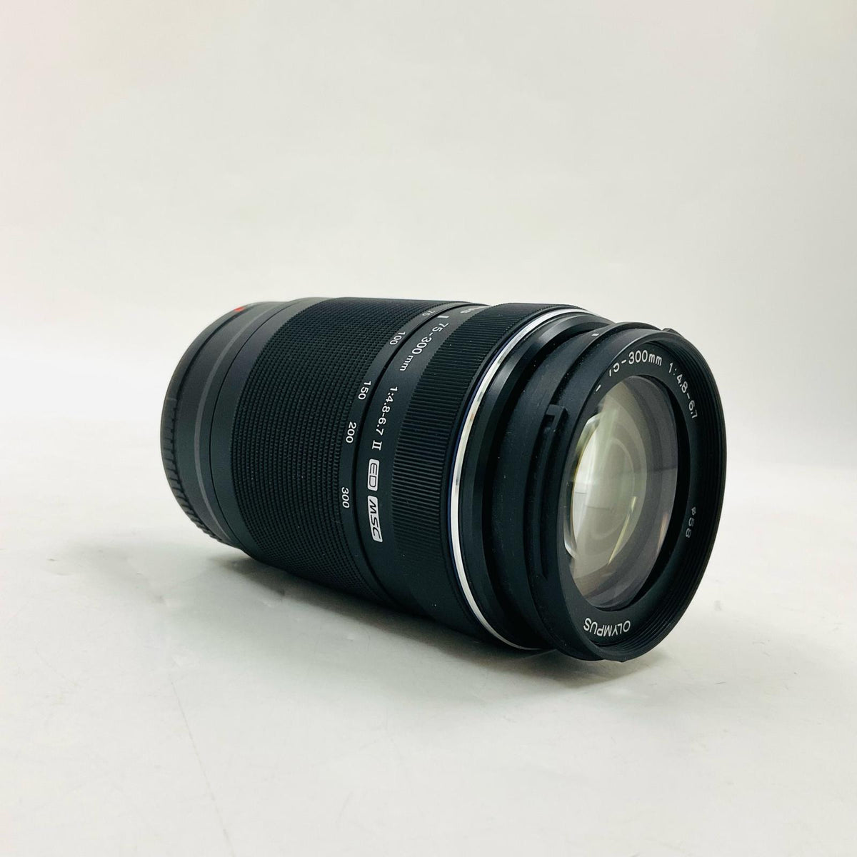 【全額返金保証】【最速発送】OLYMPUS M.ZUIKO DIGITAL ED 75-300mm F4.8-6.7 II [ブラック] 美品 動作確認済