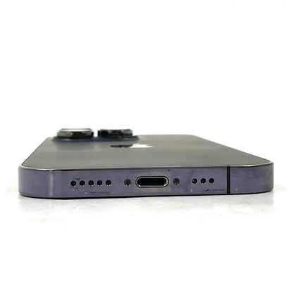 【全額返金保証】【最速発送】Apple iPhone iPhone 14 Pro 128GB ディープパープル Softbank SIMフリー 白ロム 動作確認済 81%
