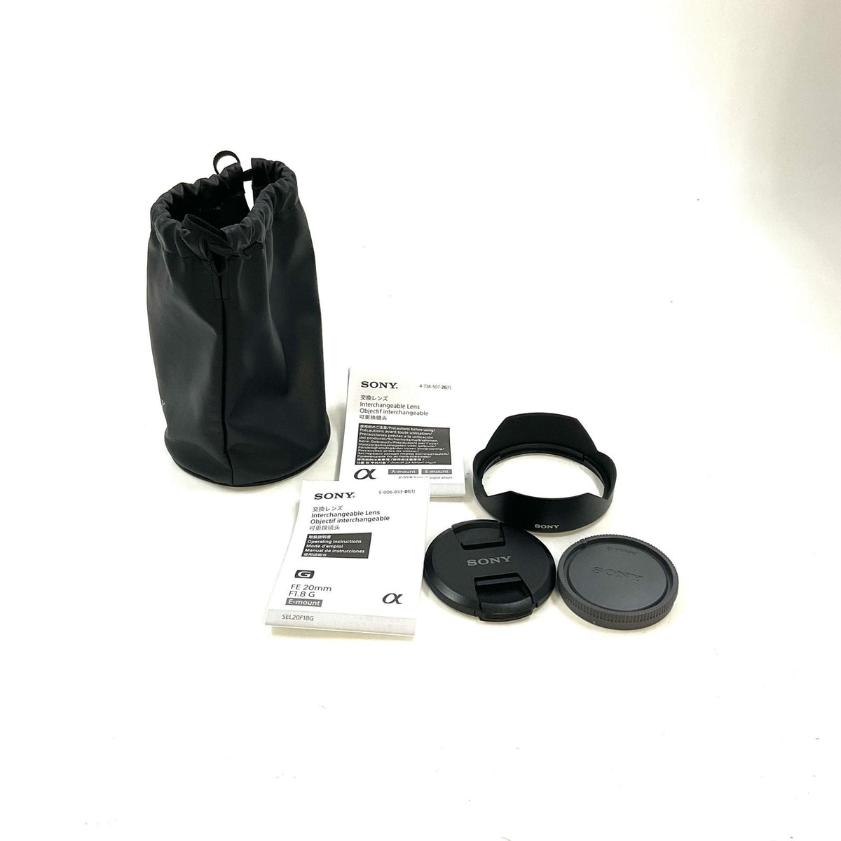 【全額返金保証】【最速発送】Sony FE 20mm F1.8 G SEL20F18G 美品 動作確認済