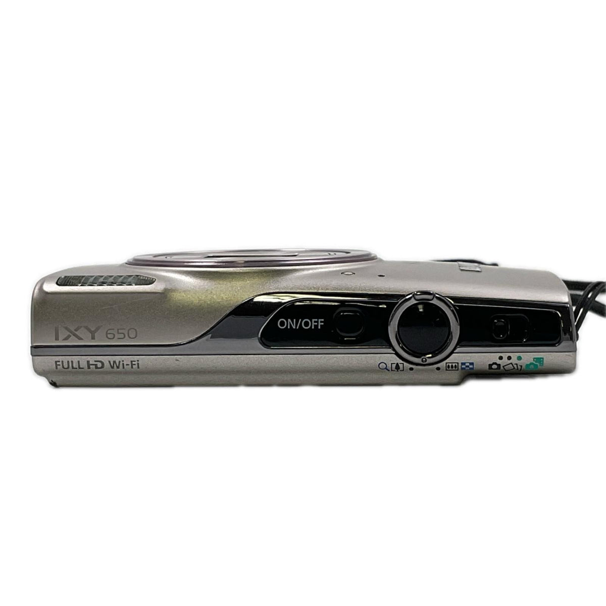 【全額返金保証】【最速発送】Canon コンパクトデジタルカメラ IXY 650 シルバー 動作確認済