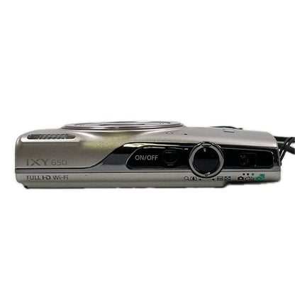 【全額返金保証】【最速発送】Canon コンパクトデジタルカメラ IXY 650 シルバー 動作確認済