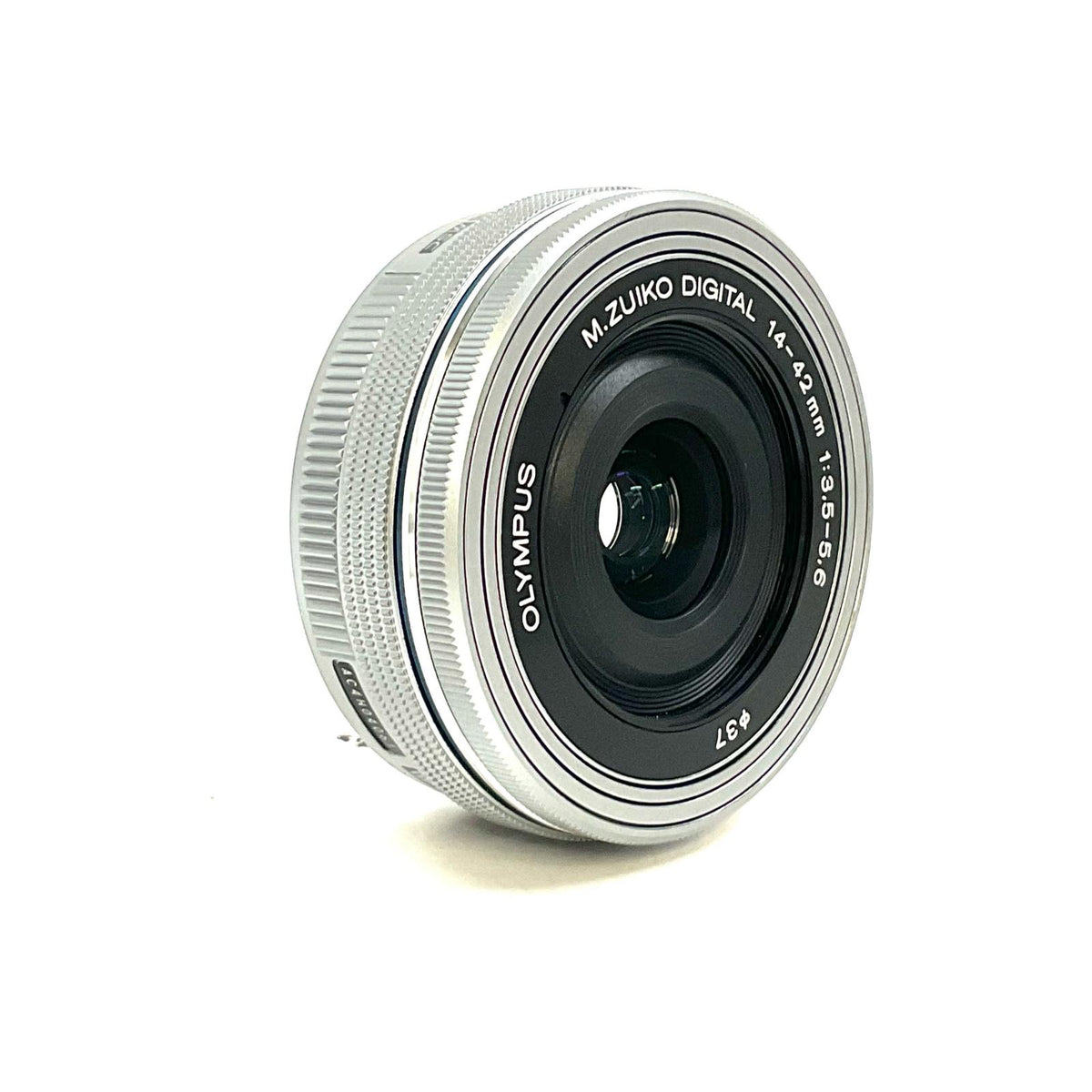 【全額返金保証】【最速発送】OLYMPUS M.ZUIKO DIGITAL ED 14-42mm F3.5-5.6 EZ [シルバー] 美品 動作確認済