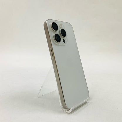 【全額返金保証】【最速発送】Apple iPhone iPhone 15 Pro 512GB ホワイトチタニウム Softbank 白ロム 動作確認済 77%