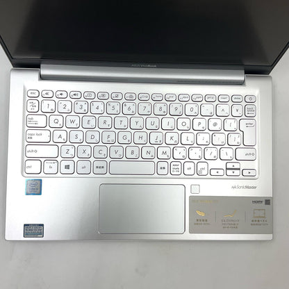 【全額返金保証】【最速発送】ASUS VivoBook S VivoBook S13 X330UA Intel(R) Core(TM) i3-8130U CPU @ 2.20GHz 4GB SSD(SATA) 256GB（実測:238GB） 88.8% 美品 動作確認済