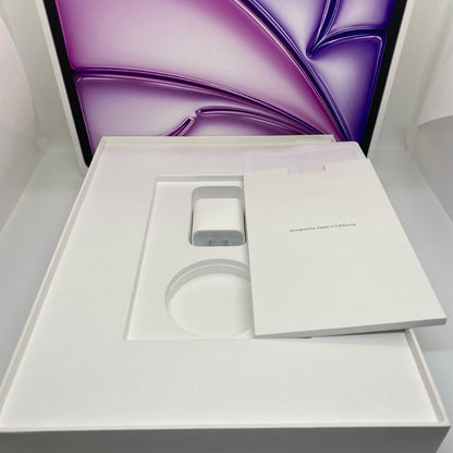 【全額返金保証】【最速発送】Apple iPad Air (M4) 13インチ 128GB パープル Wi-Fi 動作確認済