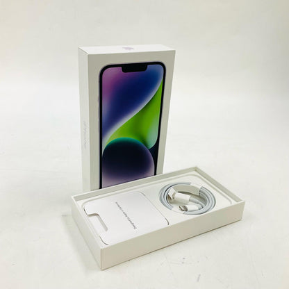 【全額返金保証】【最速発送】Apple iPhone iPhone 14 128GB パープル docomo 白ロム 動作確認済 75%