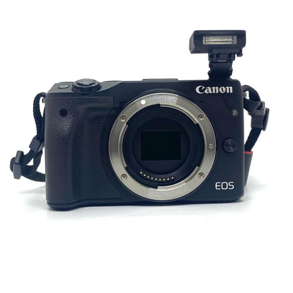 【全額返金保証】【最速発送】Canon デジタル一眼 EOS M3 ボディ ブラック 動作確認済