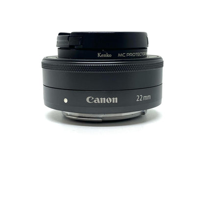 【全額返金保証】【最速発送】Canon EF-M 22mm F2 STM 動作確認済