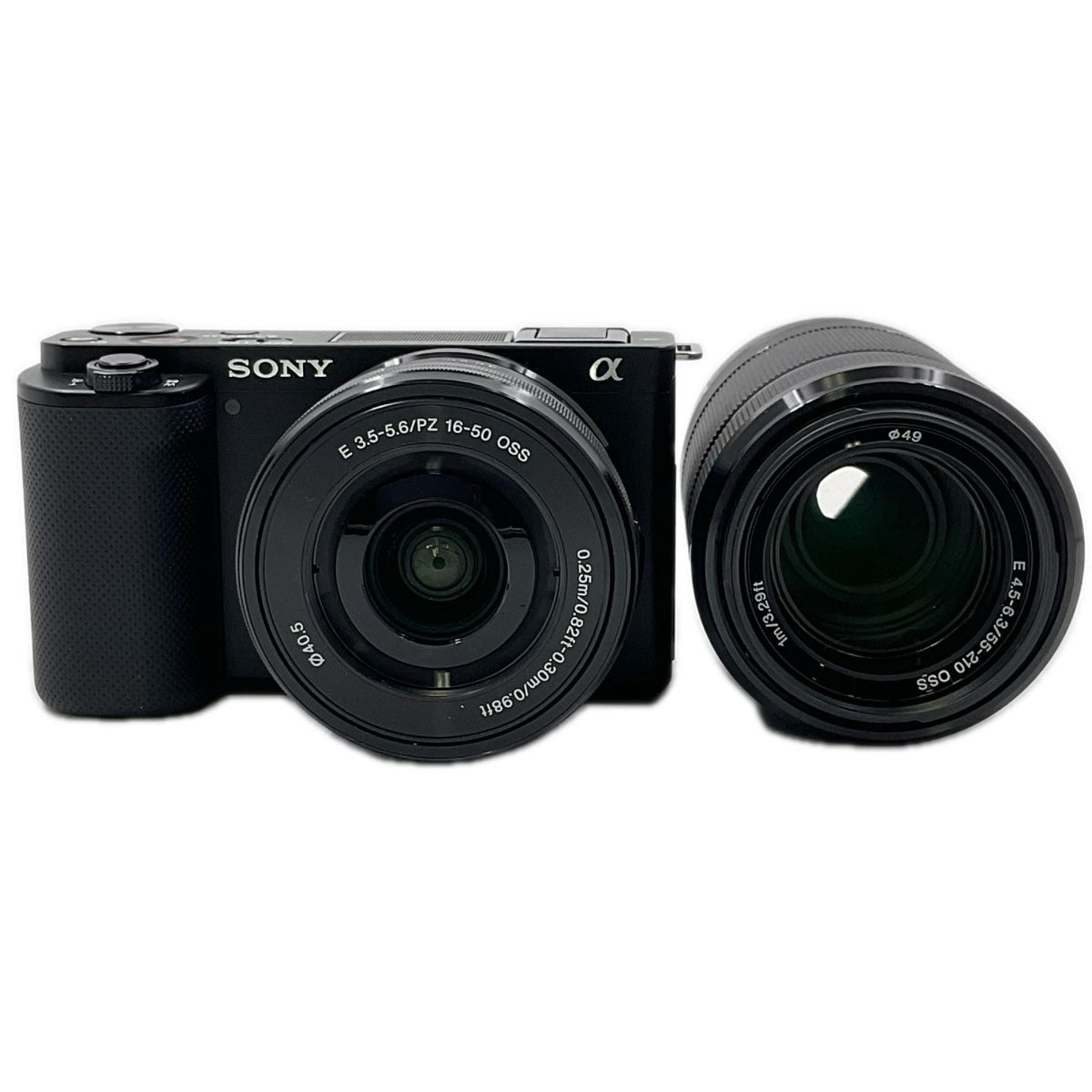 【全額返金保証】【最速発送】Sony デジタル一眼 VLOGCAM ZV-E10Y ダブルズームレンズキット ブラック 超美品 動作確認済