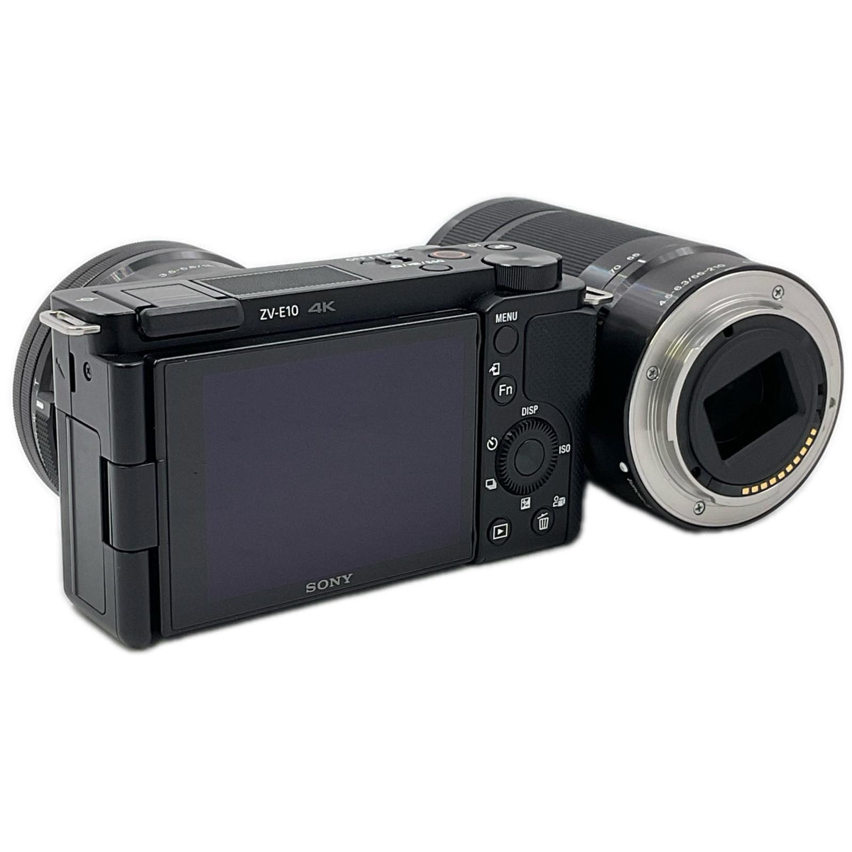 【全額返金保証】【最速発送】Sony デジタル一眼 VLOGCAM ZV-E10Y ダブルズームレンズキット ブラック 超美品 動作確認済