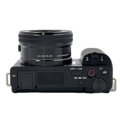 【全額返金保証】【最速発送】Sony デジタル一眼 VLOGCAM ZV-E10Y ダブルズームレンズキット ブラック 超美品 動作確認済