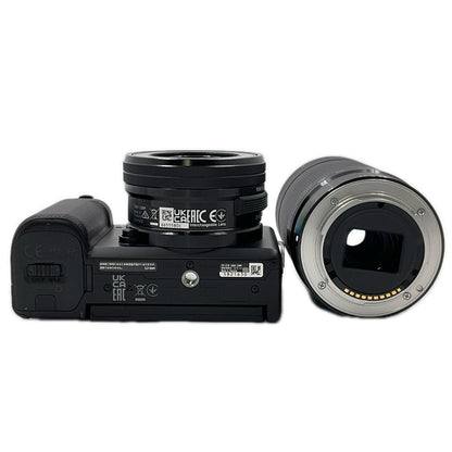 【全額返金保証】【最速発送】Sony デジタル一眼 VLOGCAM ZV-E10Y ダブルズームレンズキット ブラック 超美品 動作確認済