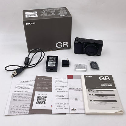 【全額返金保証】【最速発送】RICOH コンパクトデジタルカメラ GR III（シャッター回数:1365） 美品 動作確認済