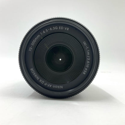 【全額返金保証】【最速発送】Nikon AF-P DX NIKKOR 70-300mm f/4.5-6.3G ED VR 超美品 動作確認済
