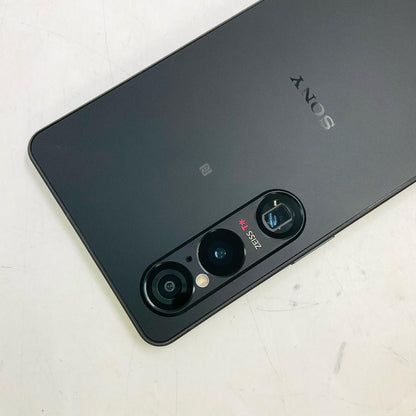 【最速発送】 Xperia 1 VI 256GB ブラック系 au SOG13 白ロム【難有】