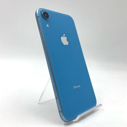 【全額返金保証】【最速発送】Apple iPhone iPhone Xr 64GB ブルー docomo 白ロム 動作確認済 78%