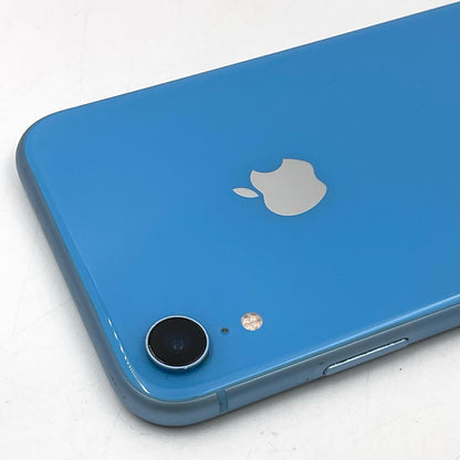 【全額返金保証】【最速発送】Apple iPhone iPhone Xr 64GB ブルー docomo 白ロム 動作確認済 78%