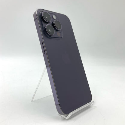 【全額返金保証】【最速発送】Apple iPhone iPhone Pro 14 128GB パープル SIMフリー 白ロム 動作確認済 87%