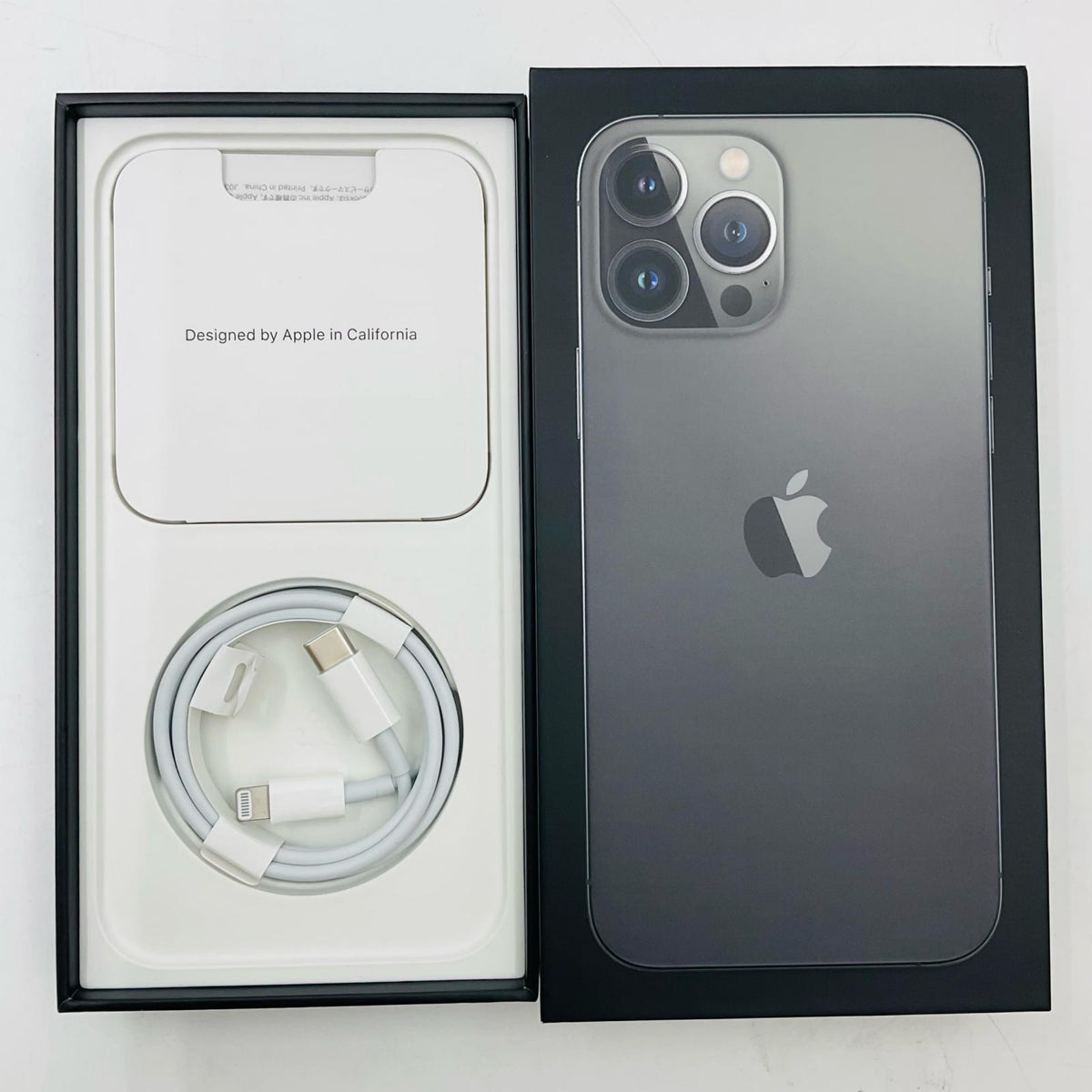 【全額返金保証】【最速発送】Apple iPhone iPhone 13 Pro Max 256GB グラファイト SIMフリー 白ロム 動作確認済 79%