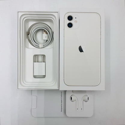 【全額返金保証】【最速発送】Apple iPhone iPhone 11 128GB ホワイト Softbank SIMフリー 白ロム 美品 動作確認済 80%