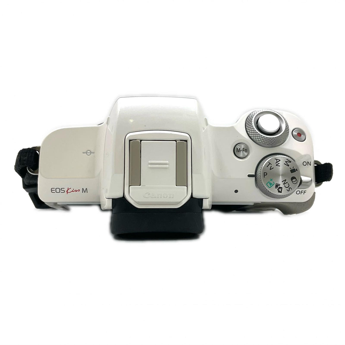 【全額返金保証】【最速発送】Canon デジタル一眼 EOS Kiss M ボディ ホワイト 美品 動作確認済