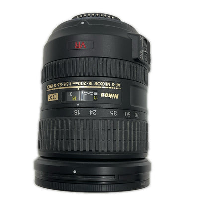 【全額返金保証】【最速発送】Nikon AF-S DX VR Zoom-Nikkor 18-200mm f/3.5-5.6G IF-ED 美品 動作確認済