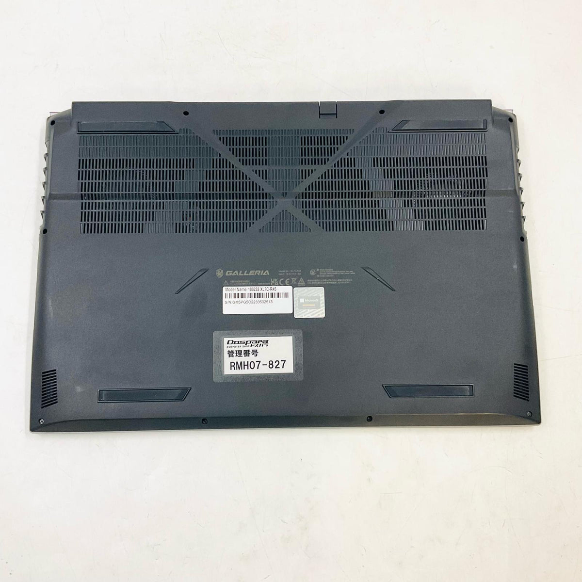 【全額返金保証】【最速発送】Thirdwave Corporation RPL XL7C-R45 13th Gen Intel(R) Core(TM) i7-13700H 16GB SSD(NVMe) 512GB（実測:477GB） 100% 超美品 動作確認済