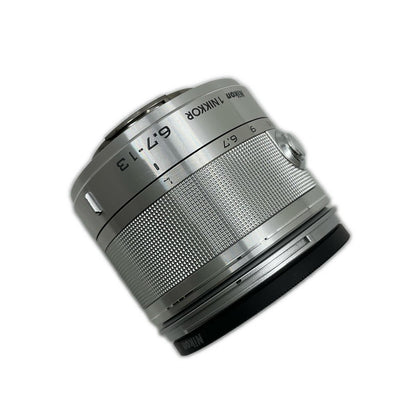 【全額返金保証】【最速発送】Nikon 1 NIKKOR VR 6.7-13mm f/3.5-5.6 [シルバー] 美品 動作確認済