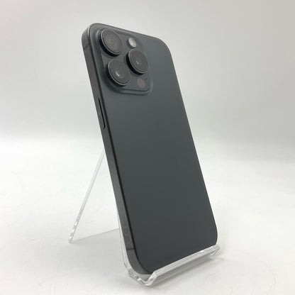 【全額返金保証】【最速発送】Apple iPhone iPhone 15 Pro 256GB ブラックチタニウム SIMフリー 白ロム 動作確認済 86%