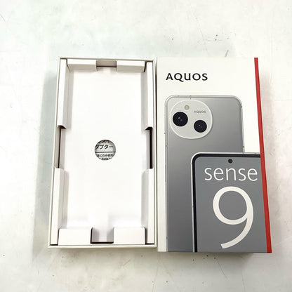 【全額返金保証】【最速発送】SHARP AQUOS sense9 256GB ホワイト SIMフリー SH-M29 白ロム 美品 動作確認済