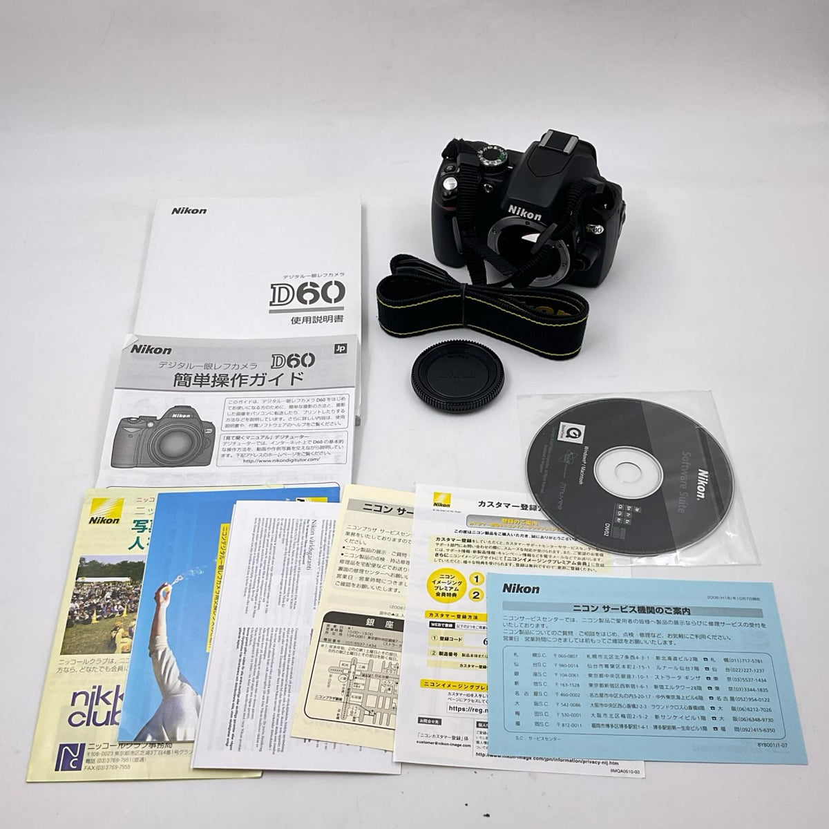 【全額返金保証】【最速発送】Nikon デジタル一眼 D60 ボディ ブラック 動作確認済