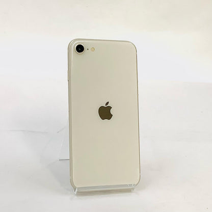 【全額返金保証】【最速発送】Apple iPhone iPhone SE（第3世代） 64GB スターライト au SIMフリー 白ロム 動作確認済 76%