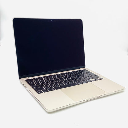【全額返金保証】【最速発送】Apple MacBook Air 13.6インチ 2024 Apple M3 16GB 256GB スターライト 100% 超美品 動作確認済