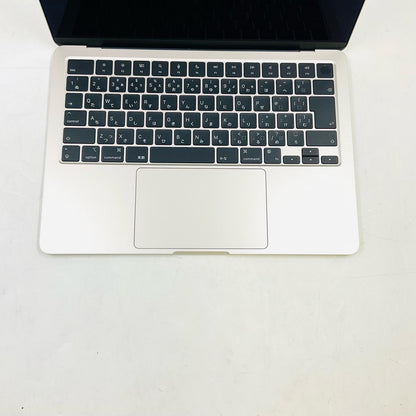 【全額返金保証】【最速発送】Apple MacBook Air 13インチ 2022 Apple M2 16GB SSD 512GB スターライト 95% 超美品 動作確認済
