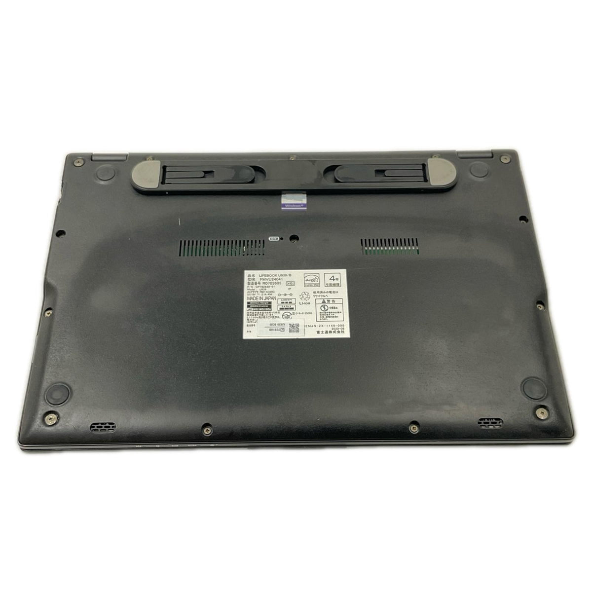 【全額返金保証】【最速発送】FUJITSU CLIENT COMPUTING LIMITED LIFEBOOK-JC FMVU24041 Intel(R) Core(TM) i5-8265U CPU @ 1.60GHz 8GB SSD(SATA) 512GB Intel(R) UHD Graphics 620 91% 動作確認済