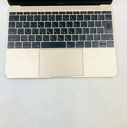 【最速発送】Apple MacBook 12インチ 2015 1.2GHz Intel Core M 8GB 500GB ゴールド 70%【難有】