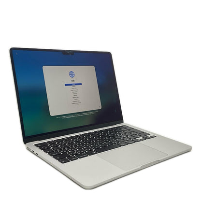 【全額返金保証】【最速発送】Apple MacBook Air 13インチ 2022 Apple M2 8GB SSD 256GB シルバー 96% 美品 動作確認済