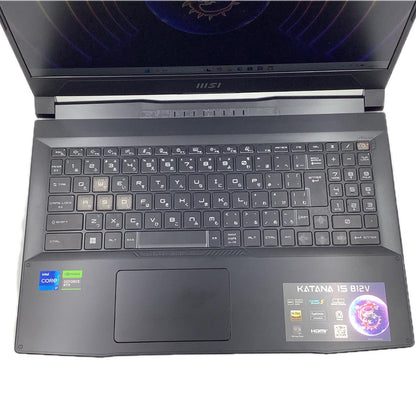 【最速発送】Micro-Star International Co., Ltd. GF Katana 15 B12VGK 12th Gen Intel(R) Core(TM) i7-12650H 16GB SSD(NVMe) 1TB Intel(R) UHD Graphics / NVIDIA GeForce RTX 4070 Laptop GPU 70%【難有】