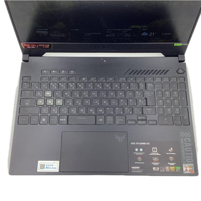 【全額返金保証】【最速発送】ASUS TUF Gaming A15 FA507NU AMD Ryzen 7 7735HS with Radeon Graphics 16GB SSD(NVMe) 512GB NVIDIA GeForce RTX 4050 Laptop GPU 81% 美品 動作確認済