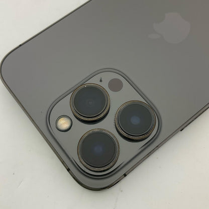 【全額返金保証】【最速発送】Apple iPhone iPhone 13 Pro 128GB グラファイト au 白ロム 動作確認済 77%