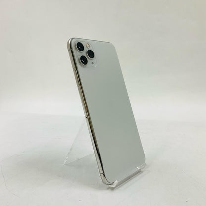 【全額返金保証】【最速発送】Apple iPhone iPhone 11 Pro Max 64GB シルバー au 白ロム 動作確認済 81%