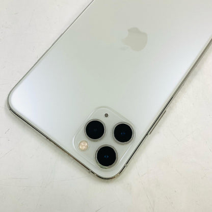 【全額返金保証】【最速発送】Apple iPhone iPhone 11 Pro Max 64GB シルバー au 白ロム 動作確認済 81%
