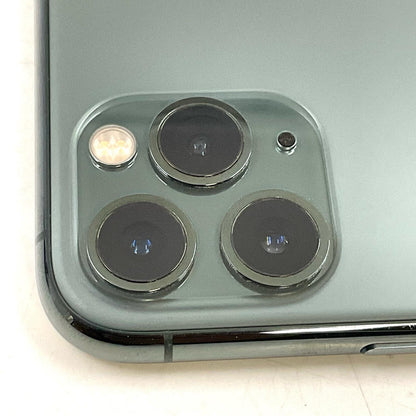 【全額返金保証】【最速発送】Apple iPhone iPhone 11 Pro 256GB ミッドナイトグリーン au SIMフリー 白ロム 動作確認済 85%