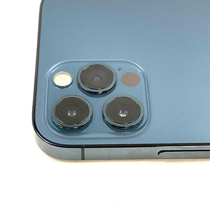 【全額返金保証】【最速発送】Apple iPhone iPhone 12 Pro 256GB パシフィックブルー au SIMフリー 白ロム 美品 動作確認済 84%