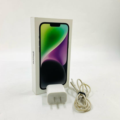 【全額返金保証】【最速発送】Apple iPhone iPhone 14 Plus 256GB ミッドナイト SIMフリー 白ロム 美品 動作確認済 87%