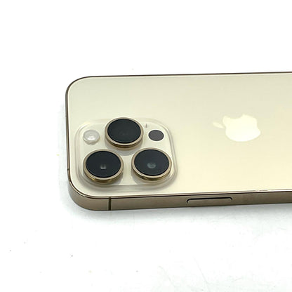 【全額返金保証】【最速発送】Apple iPhone iPhone 14 Pro 128GB ゴールド docomo SIMフリー 白ロム 美品 動作確認済 84%