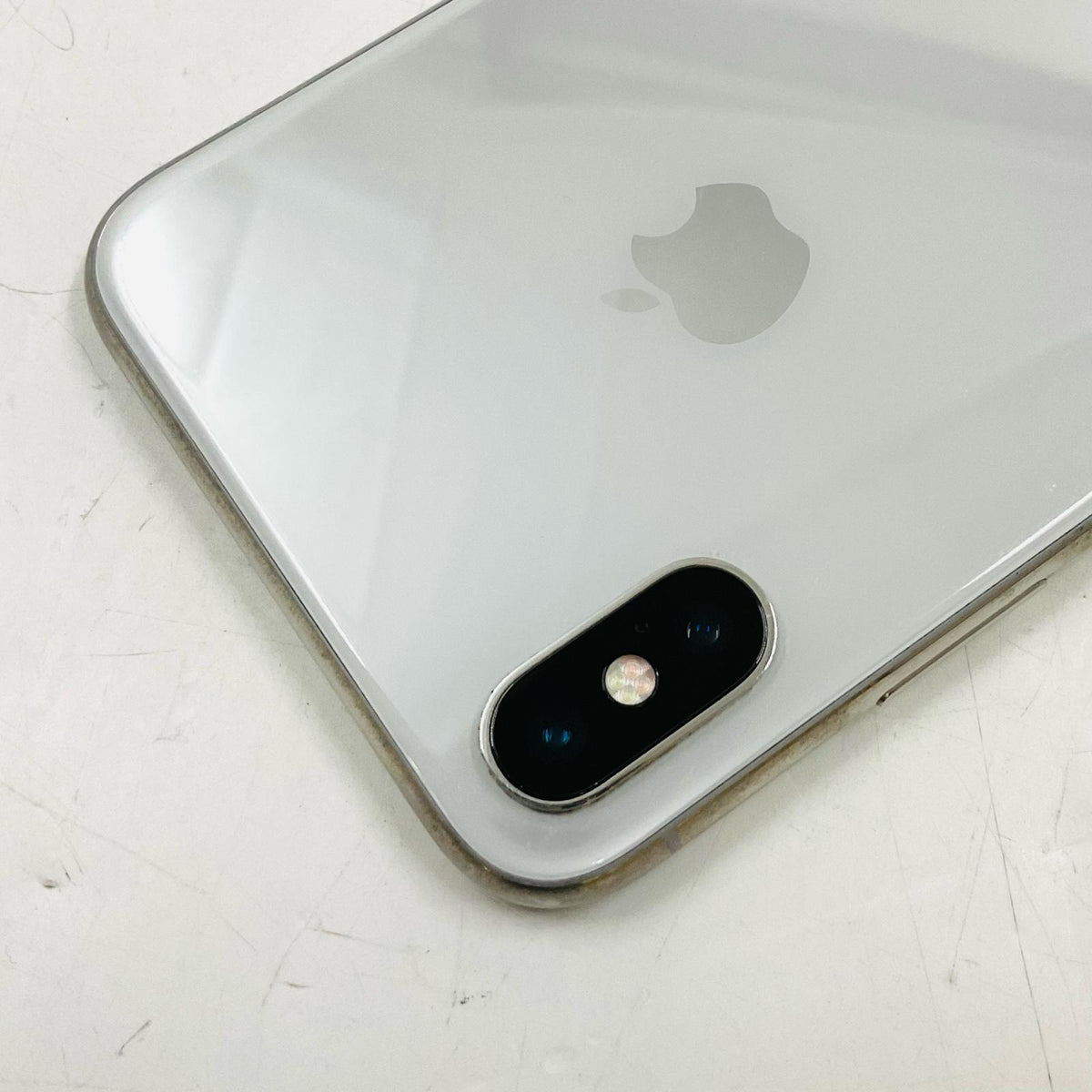 【最速発送】Apple iPhone iPhone X 64GB シルバー SIMフリー 白ロム【難有】 72%