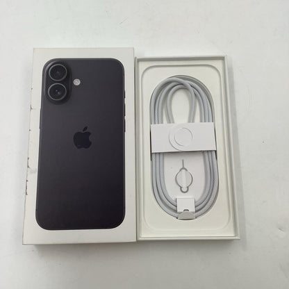 【全額返金保証】【最速発送】Apple iPhone iPhone 16 128GB ブラック Softbank 白ロム 超美品 動作確認済 100%